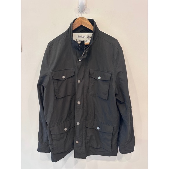Brooks Brothers Field Jacket XL Black Worn Once Excellent Condition - Picture 1 of 5